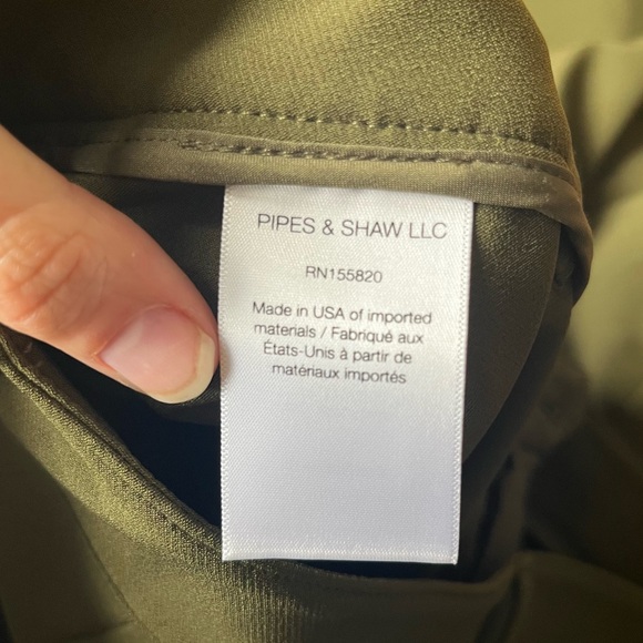 Olive Green Women's Pants - Picture 9 of 10